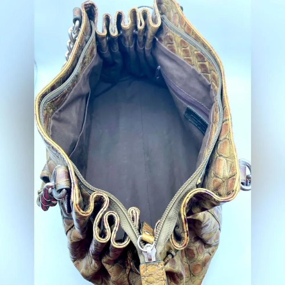 Roberta Gandolfi  Animal Print Leather Bag Italy
